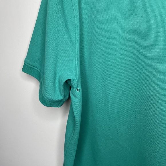 NIKE Tiger Woods Polo Shirt Mens Large Green Dri-Fit Frank Logo Masters Golf - Picture 9 of 10